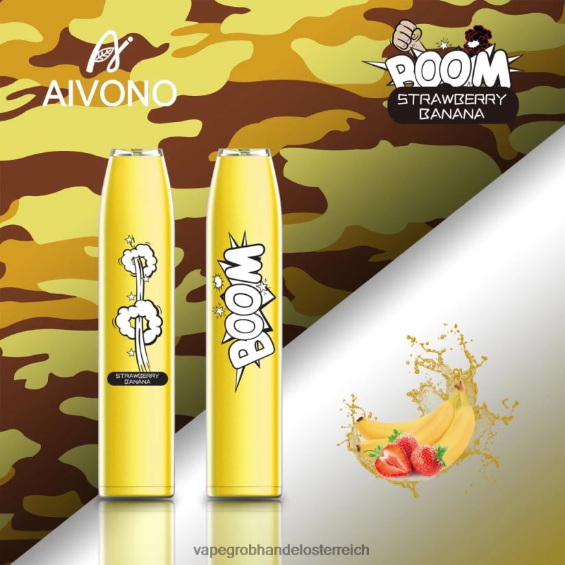 Aivono AIM BOOM 600 Erdbeerbanane - F0TZ68363 Vape Kaufen Linz