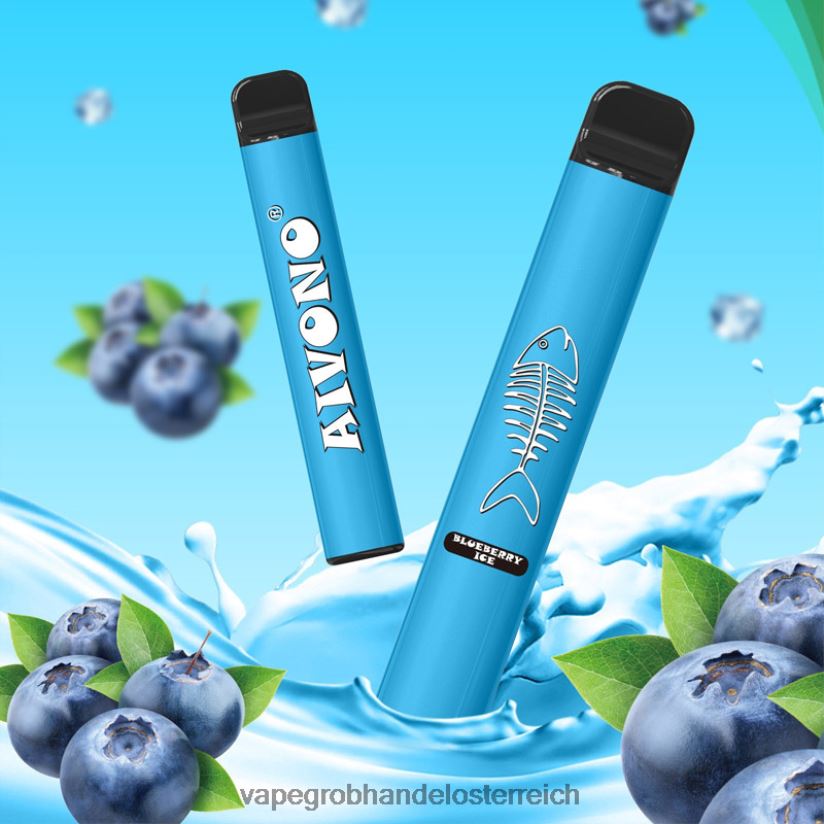 Aivono AIM FISHBONE 600 Blaubeereis - F0TZ68279 Einweg Vape Österreich