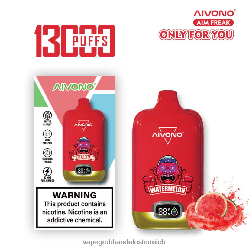 Aivono AIM FREAK 13000 Wassermelone - F0TZ68244 Vape Kaufen Graz