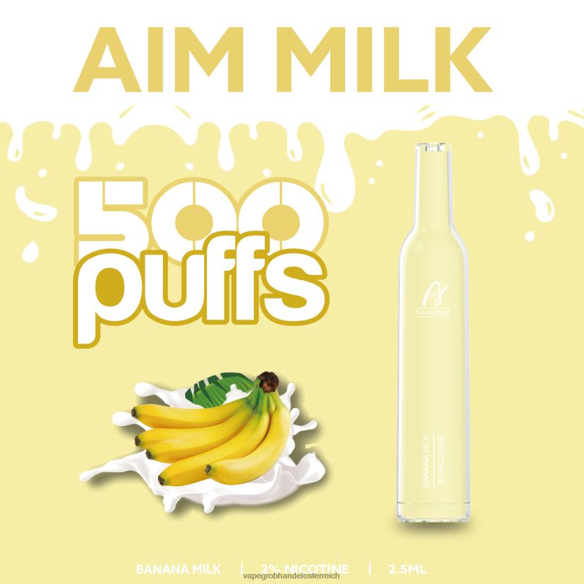 Aivono AIM MILK 500 Bananenmilch - F0TZ68275 Vape Kaufen Linz