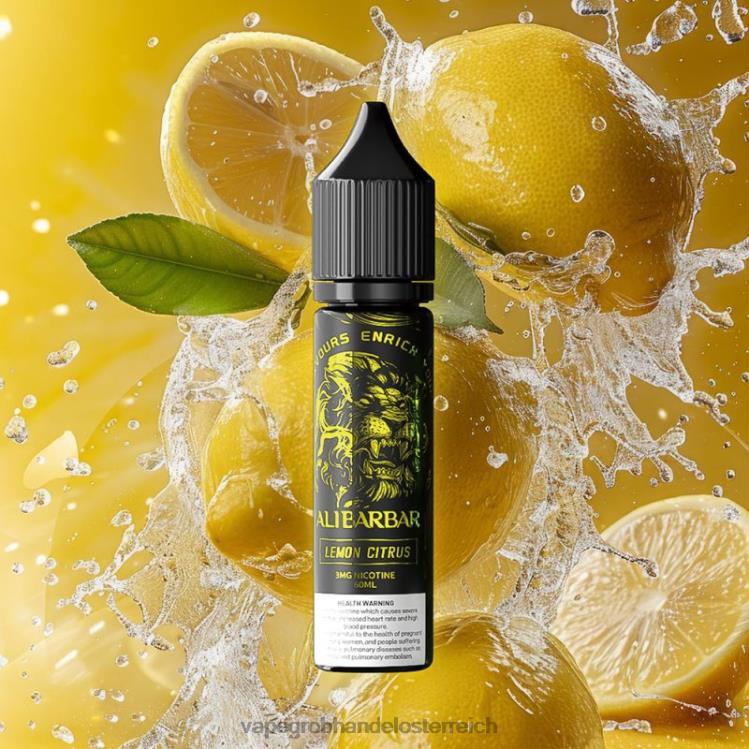 Vape Wien Zitronenzitrusfrüchte | Alibarbar Shisha-Onyx-Dock 4FZ8T108