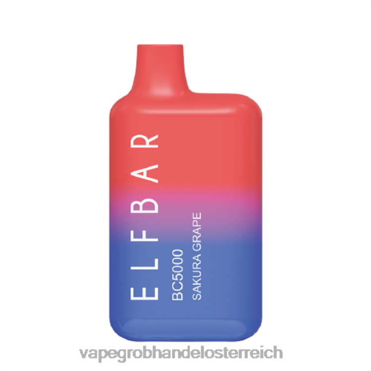 Einweg Vape Österreich Sakura-Traube 4FVXR307 ELFBAR BC5000