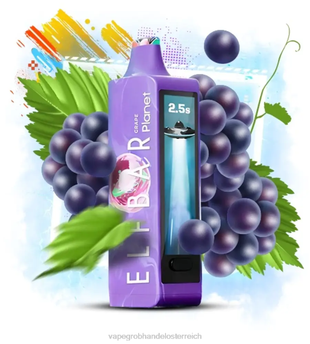 Elf Bar Planet 25000 - 240613 Traube Vape Wien