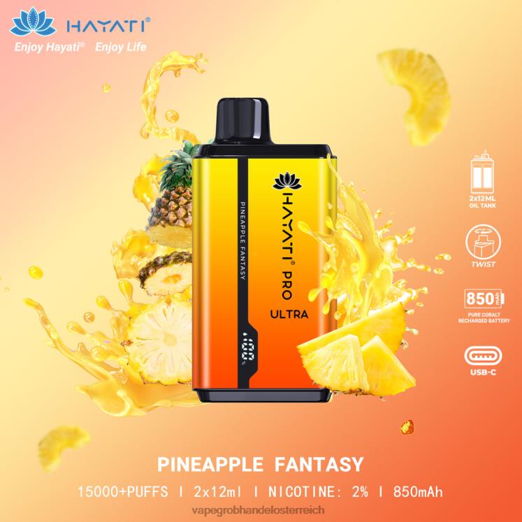 Vape Kaufen Linz Ananas-Fantasie 4FVXR213 Hayati Pro Ultra