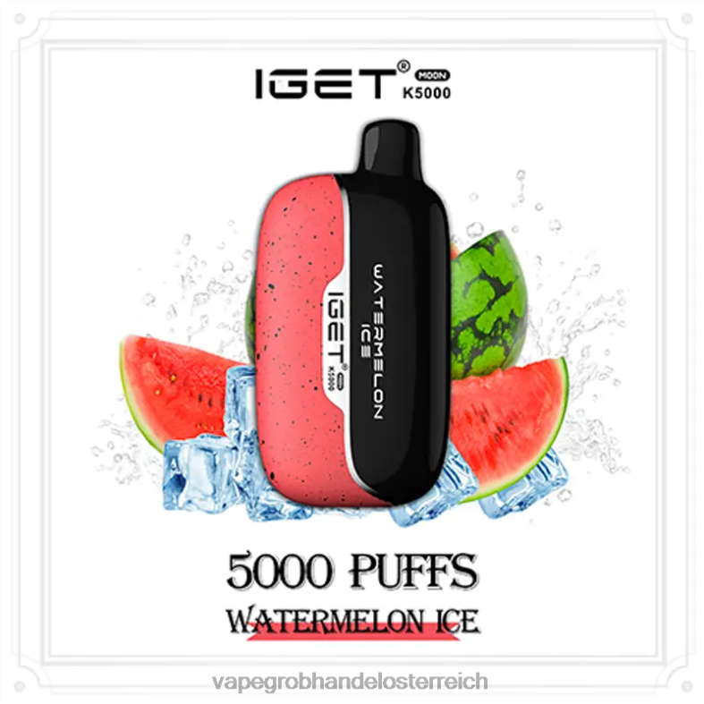 Vape Großhandel Österreich P68LF8 Wassermeloneneis IGET Moon k5000